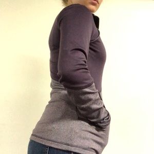 North Face purple zip up jacket